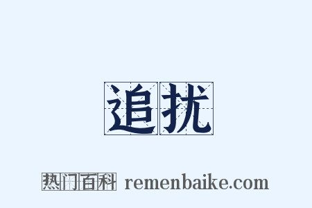 追扰是什么意思的图片